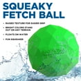 thumbnail image 2 of Hound2O Dog Toys | Squeaky Fetch Ball, Green | Durable & Floating Outdoor Toy for Dogs, 2 of 6