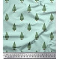 thumbnail image 1 of Soimoi Cotton Voile Fabric Dot & Tree Block Print Sewing Fabric Yard 56 Inch Wide, 1 of 1