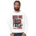thumbnail image 3 of Street Fighter Balrog Never Quit Men's Crewneck Sweatshirt Brisco Brands S, 3 of 6