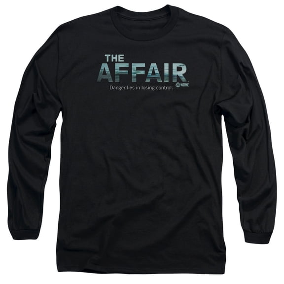 Affair Ocean Logo Long Sleeve Adult 18/1 T-Shirt Black
