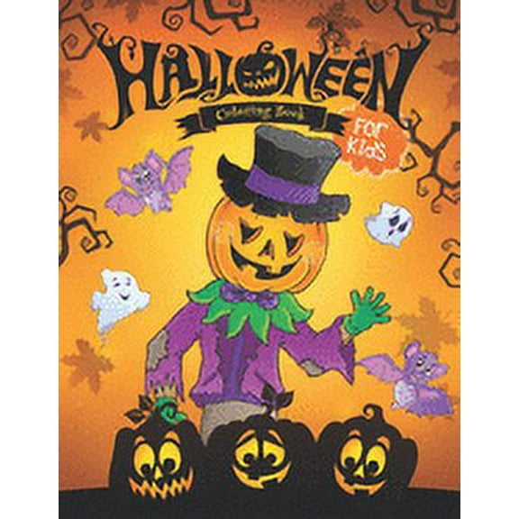 Halloween Coloring Book for Kids, (Paperback)