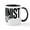 White/Black Inside, variant on CafePress - Feminist AF Mug - 11 oz Ceramic Mug - Novelty Coffee Tea Cup