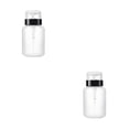 thumbnail image 2 of Minnieouse 200ML Nail Art Polish Pump Dispenser Makeup Bottle Accessories Liquid Supplies Container with Spray Plastic Remover Lid Type1 NO1, 2 of 6