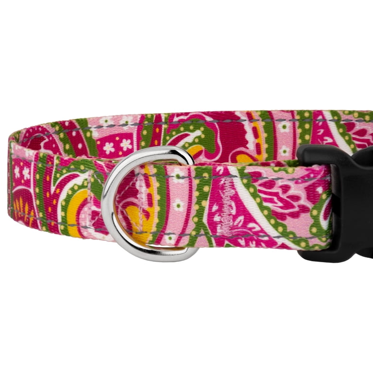 Country Brook Petz Pink Paisley Reflective Dog Collar, Large photo 5