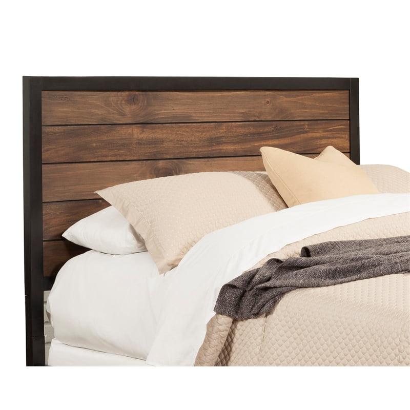 Origins by Alpine Weston California King Wood Headboard in Rustic Pine