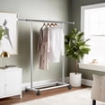 thumbnail image 2 of Standard Rod Garment Rack, Silver, 2 of 7