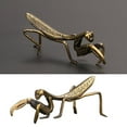 thumbnail image 2 of MesaSe Three-dimensional Mantis Figurine Excellent Workmanship Brass Tea Pet Mantis Miniature Ornament for Backyard, 2 of 10