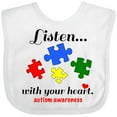thumbnail image 3 of Inktastic Autism Awareness Boys or Girls Baby Bib, 3 of 4