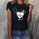 thumbnail image 2 of Camisetas con estampado de letras y cuello redondo de verano para mujer, blusas femeninas cómodas y elegantes, Tops OAVQHLG3B Store lin121212, 2 of 5