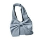 thumbnail image 3 of Bolso de hombro para mujer, moderno bolso estilo hobo para ir al trabajo, citas y viajar. Azul claro, 3 of 8