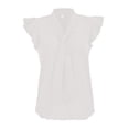 thumbnail image 1 of Blusa George para Dama, con Corbata Blanco T EG, 1 of 4