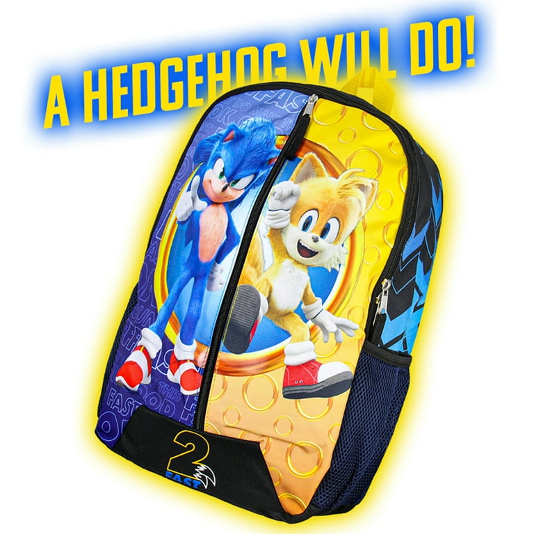 Shadow The Hedgehog Backpack Book Bag 16 x 11  SEGA Sonic