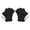 Black, variant on 1 Pair Swimming Gloves Webbed Fitness Water Resistance Training Gloves Silicon Swimming Diving Glove Swim Training Mittens ,Widely Unisex Fit