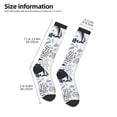 thumbnail image 2 of Fotbe Sea Animal Calcetas Divertidas Estampadas para Hombre y Mujer, Calcetas de Algodón hasta la Rodilla para Caminar, Correr, Enfermería y Embarazo, 2 of 6