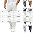 thumbnail image 4 of Akiihool Men's Casual Pants Big and Tall Men’s Casual Trousers Elastic Loose Fit Winter Pants White,XXL, 4 of 9
