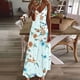 thumbnail image 1 of Puntoco Vestidos Mujer Verano Casual Suelto Sin Mangas Vestidos Sueltos Vestido Estampado Floral Girasol, 1 of 4