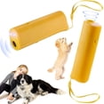 thumbnail image 1 of FrostHike 2 Pcs LED Ultrasonic Dog Trainer Device 3 in 1 Handheld Dog Training Device Dog Barking Control Devices with LED Flashlight for Dog Puppy Stop Barking Training Tool, 1 of 5