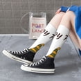 thumbnail image 5 of Vsdgher Happy Fall Knee Socks, High Socks Long Stretchy Sock Women Knee High Stocking, Long Socks for Women, 5 of 6