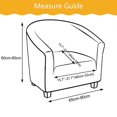thumbnail image 4 of 2 Uds Elásticas para Sillas de Bañera de Muebles Impresos Decoración para hogar, 4 of 5