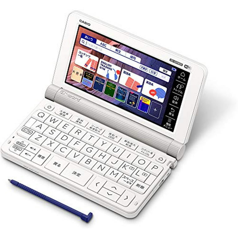 Casio Electronic Dictionary English Content Enhanced Exword XD-SX9800WE 200  Content White