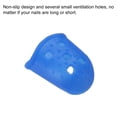 thumbnail image 4 of Uxcell Finger Tips Anti Slip Fingertip Protector, 20 Pack 29mm Silicone Finger Guard, Dark Blue, 4 of 6