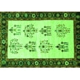 thumbnail image 1 of Ahgly Company Indoor Rectangle Persian Green Traditional Area Rugs, 7' x 10', 1 of 1