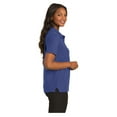 thumbnail image 3 of Port Authority Women's Short Sleeve Silk Touch Classic Polo Shirt Mediterranean Blue X-Large, 3 of 4
