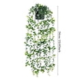 thumbnail image 3 of Artificial Hanging Potted Plants For Indoor Outdoor Home, Fake Vine For Bathroom Wall Shelf Decor, 3 of 4