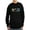 Black, variant on CafePress - Peace, Love, Huskie Sweatshirt - Classic Crew Neck Sweatshirt