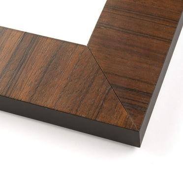 16x12 Frame Brown & Wood Tones Solid Wood Picture Frame Width 2 Inches | Interior Frame Depth 1