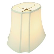 Home Concept 7x12x12 French Oval Piped Egg Shell Lampshade