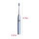 thumbnail image 3 of RKSTN Electric toothbrush Toothbrush Low Noise Portable Smart Timer Toothbrush IPX7 Water Toothbrush Vibration, 3 of 9