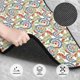 thumbnail image 3 of Fotbe Paisley Floral 5 Juego de 4 Tapetes para Auto con Estampado – Alfombrillas de Goma Reforzada, Diseño Antideslizante, Protección para Todo el Año – Vehículos, Autos, Camionetas y SUVs, 3 of 7
