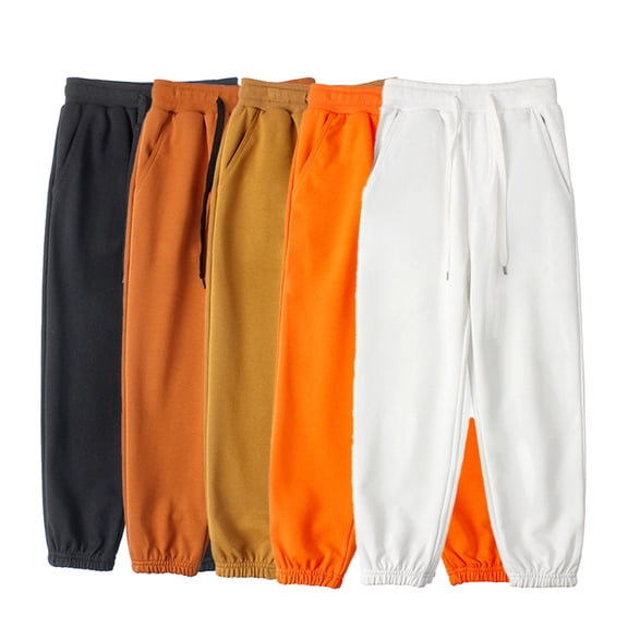 Godderr Kids Baby Fleece Sweat Pants for Boys Girls, Toddler Spring Fall Winter Active Jogger Pants Boys Girls Sweatpants With Pocket (Age 4-12 Years)