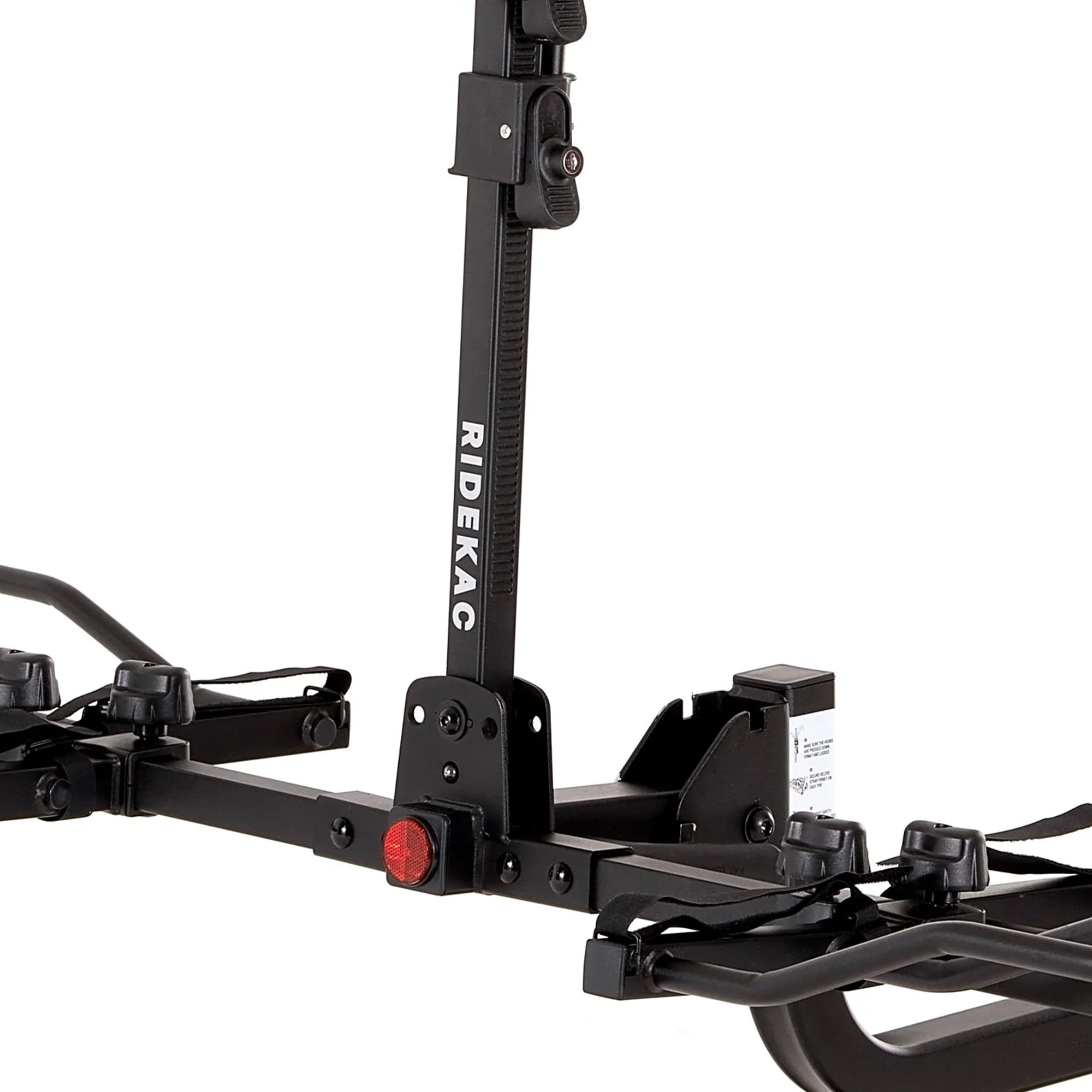 KAC K2 Sport 2" Hitch Mounted Bike Rack with Locking Mechanism, Black