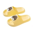 thumbnail image 5 of Womens Cute Cartoon Comfort Platform EVA Slide Sandals Lightweight Non-slip for Pool Beach Travel Indoor Outdoor Yellow,Size 4.5-6, 5 of 7