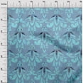 thumbnail image 3 of oneOone Cotton Flex Light Blue Fabric Damask Sewing Craft Projects Fabric Prints By Yard 40 Inch Wide, 3 of 4