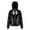 Black, variant on IROINNID Women's Short Hoodie Puffer Coat Solid Color Long Sleeve Warm Jacket Slim Winter Coats, Red