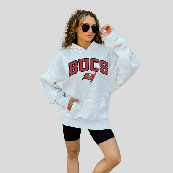 Women's Gameday Couture  Ash Tampa Bay Buccaneers Fan Edition Premium Weight Hoodie