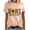 Pink womens tops summer, variant on USSUMA Womens Plus Tops and T-Shirts - Basic Tops for Women Plus Size Sunflower Tops Crewneck Short Sleeve Letter Print Tees T-shirt Loose Casual Blouse Tops 2025 Beach