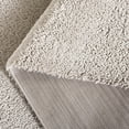 thumbnail image 5 of SAFAVIEH Penelope Braden Solid Shag Area Rug, Beige, 6'7" x 6'7" Round, 5 of 10