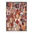 thumbnail image 2 of Safavieh Farmhouse Cadence Abstract Area Rug, Orange/Navy, 5'1" x 7'3", 2 of 11