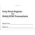 thumbnail image 3 of 5 Debit ATM Mini Checkbook Registers, 3 of 5