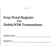 5 Debit ATM Mini Checkbook Registers