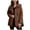 Brown, variant on Long Jackets for Women Fashion 2025 Winter Coat for Women Business Casual Diamond Quilted Hooded Lightweight Jackets (Black, XXL)