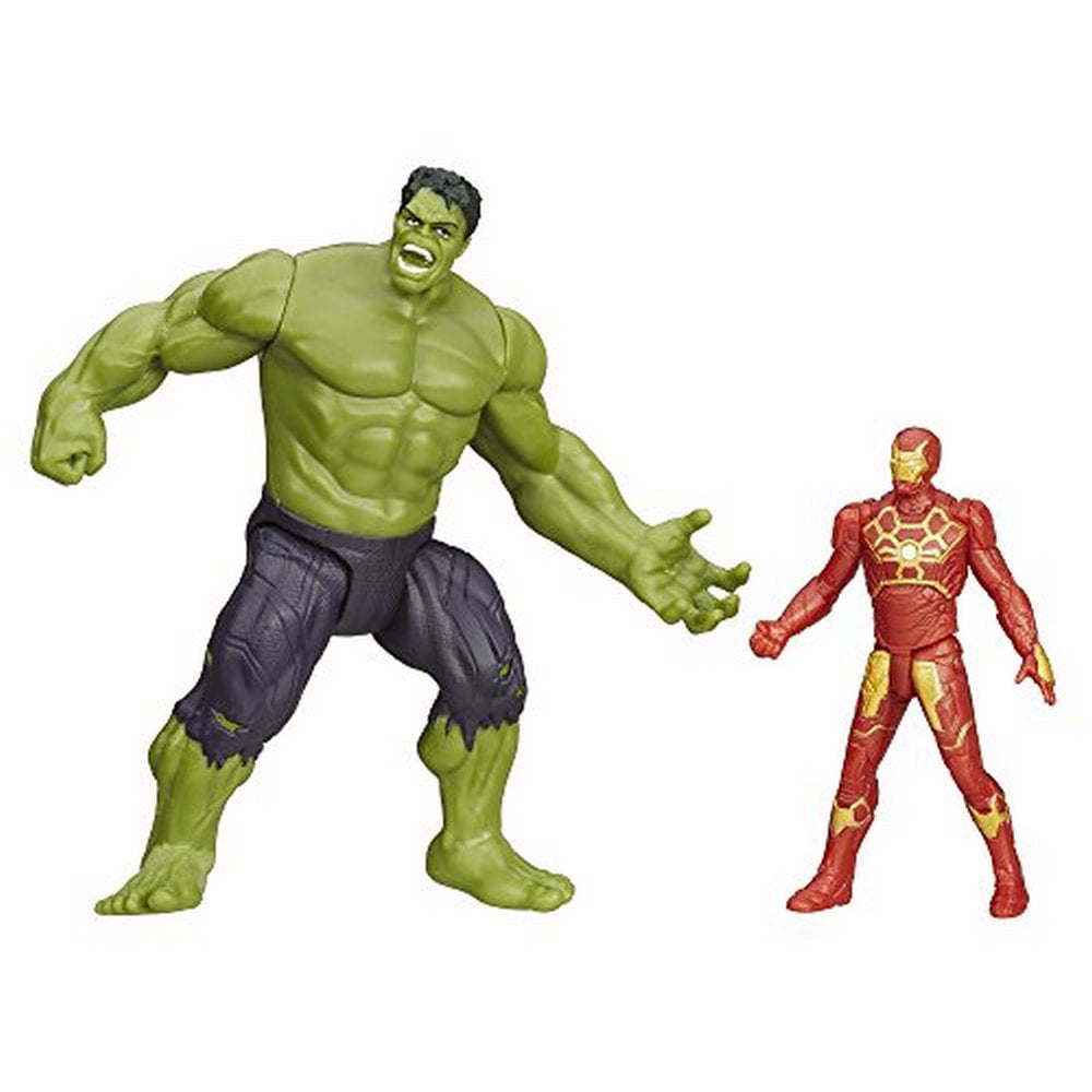 Details about   Marvel Avengers Age of Ultron Savage Hulk vs Ultron Hunter Iron Man 