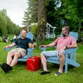 thumbnail image 2 of Cozyhom Big Easy Outdoor Resin Adirondack Chair, Adirondack Patio Chairs, Weather Resistant For Patio Deck Garden Backyard, Lake Blue, 2 of 12