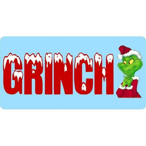 212 Main LPO131 6 x 12 in. Grinch License Plate