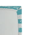 thumbnail image 3 of Ambesonne Teal Fitted Sheet, Ship Anchor Marine Life, King Size, Turquoise White and Teal, 3 of 3