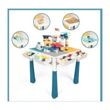 Mesa Lego + 2 sillas. - TizonaKids